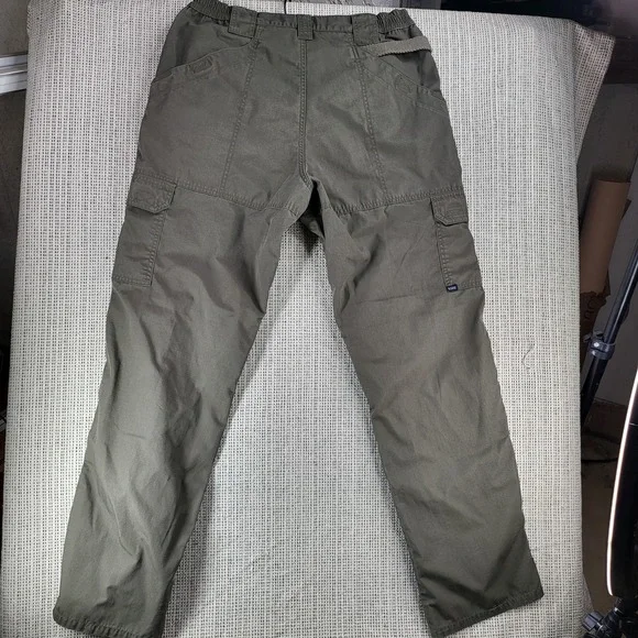 5.11 Tactical Series Pants‎ Mens 34x34 Green Cargo Ripstop Utility Work Outdoor - Picture 6 of 7